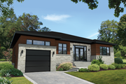 Contemporary Style House Plan - 3 Beds 2 Baths 1963 Sq/Ft Plan #25-4908 