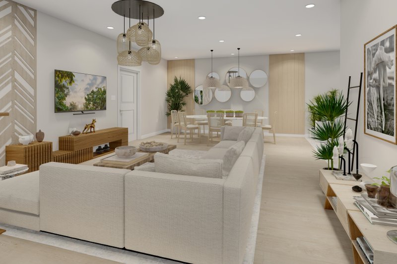 Dream House Plan - Interior - Family Room for Traditional House Plan #1060-316 - 2 bed, 2 bath