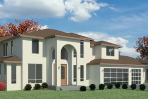 Exterior - Other Elevation for Mediterranean House Plan #1066-111 - 7 bed, 6.5 bath
