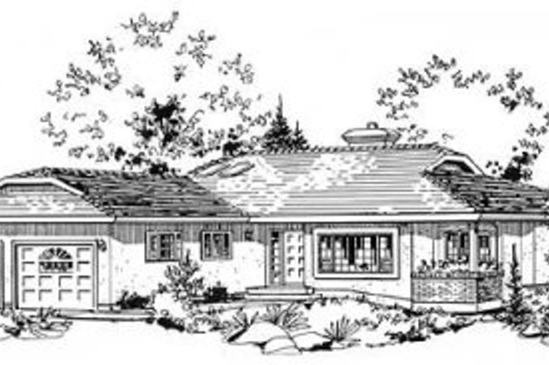 Traditional Style House Plan - 2 Beds 2 Baths 1731 Sq/Ft Plan #18-9052