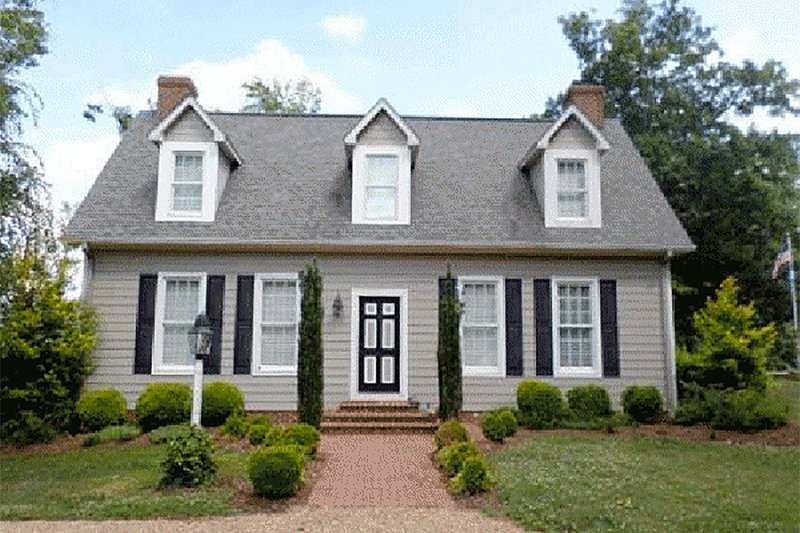 Home Plan - Exterior - Front Elevation 5 for Colonial House Plan #137-201 - 3 bed, 3 bath