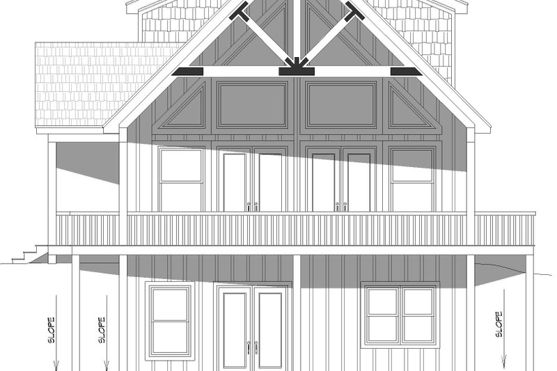 Home Plan - Exterior - Other Elevation 1 for Southern House Plan #932-853 - 4 bed, 3.5 bath