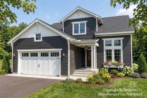 House Plan Design - Exterior - Front Elevation for Farmhouse House Plan #51-1535 - 3 bed, 2.5 bath