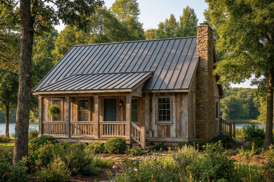 Exterior - Front Elevation 7 for Cottage House Plan #17-2018 - 3 bed, 2 bath