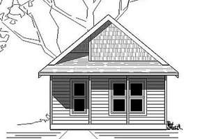 Cottage Exterior - Front Elevation Plan #423-45