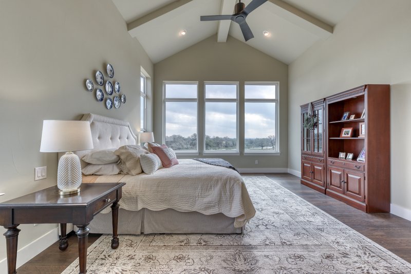 House Plan Design - Interior - Master Bedroom for Modern House Plan #1110-40 - 5 bed, 4.5 bath