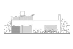 Exterior - Other Elevation for Modern House Plan #520-1 - 4 bed, 3 bath