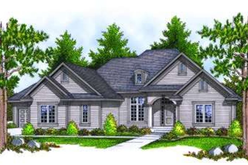 Home Plan - Colonial Exterior - Front Elevation Plan #70-811