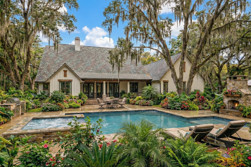 House Design - Exterior - Rear Elevation 3 for Farmhouse House Plan #120-297 - 4 bed, 3.5 bath