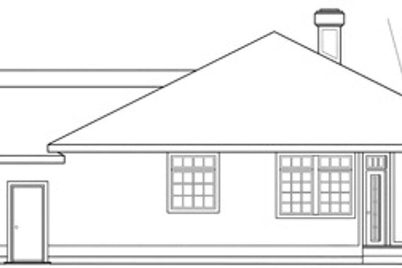 House Plan Design - Exterior - Other Elevation 1 for Modern House Plan #124-150 - 3 bed, 2.5 bath