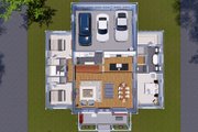 Farmhouse Style House Plan - 4 Beds 3 Baths 2228 Sq/Ft Plan #513-2254 