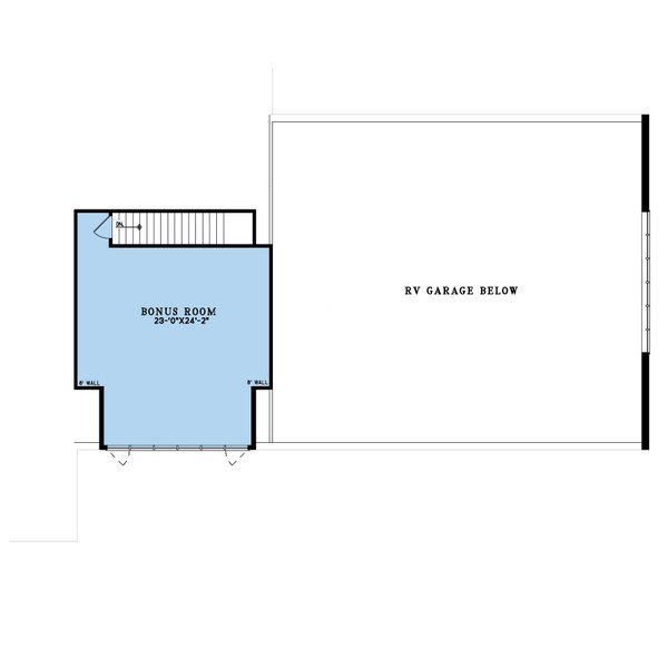 Farmhouse Floor Plan - Upper Floor Plan #923-370