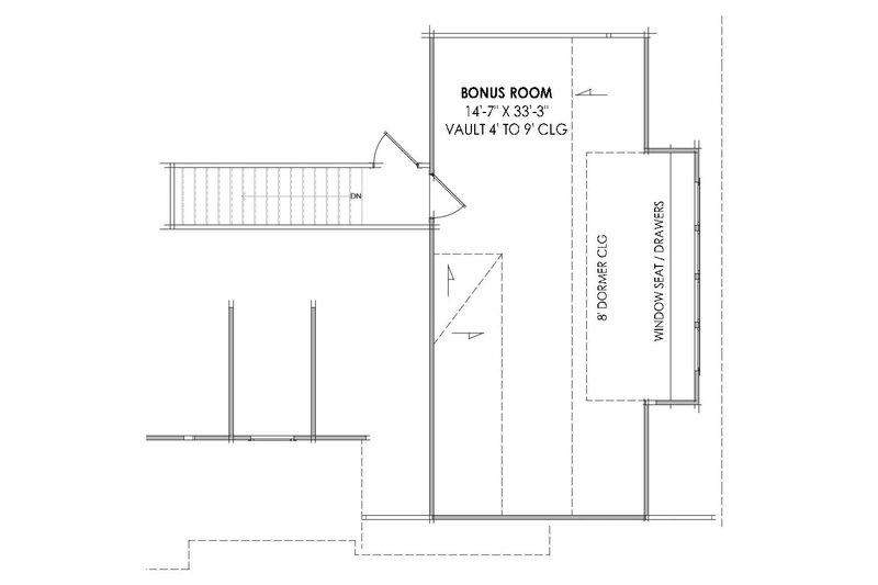 Architectural House Design - Floor Plan - Upper Floor for Cottage House Plan #1096-14 - 4 bed, 4.5 bath