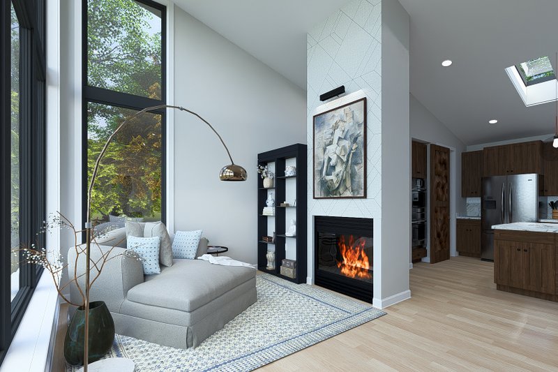 Home Plan - Interior - Family Room 3 for Modern House Plan #1060-236 - 4 bed, 4 bath