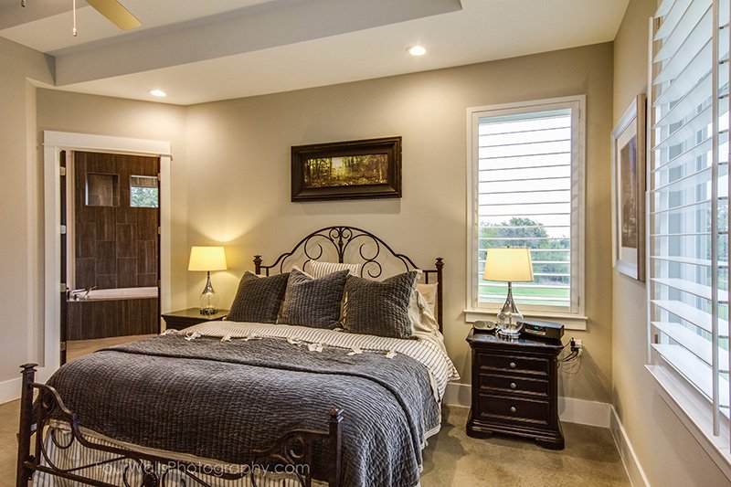 Architectural House Design - Interior - Master Bedroom for Prairie House Plan #935-13 - 5 bed, 4 bath