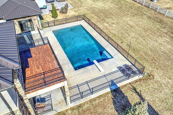 Exterior - Rear Elevation 7 for Contemporary House Plan #935-5 - 4 bed, 4 bath