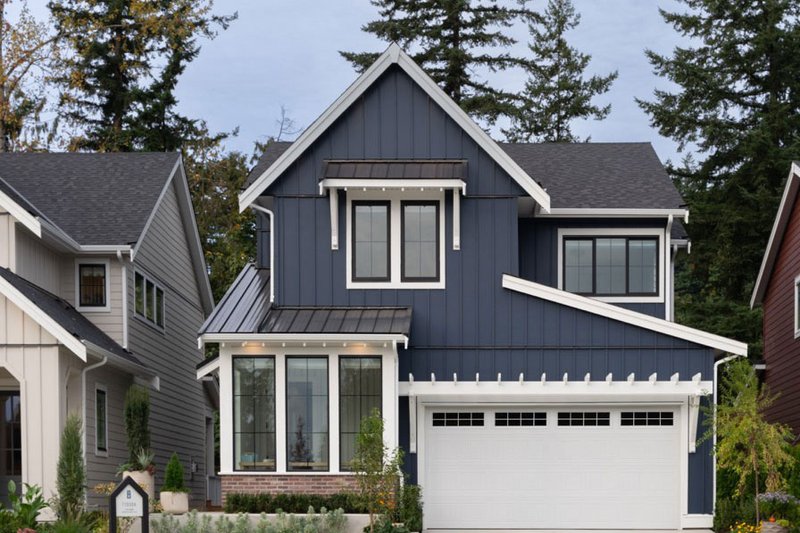 House Blueprint - Exterior - Front Elevation 4 for Farmhouse House Plan #1114-110 - 4 bed, 2.5 bath