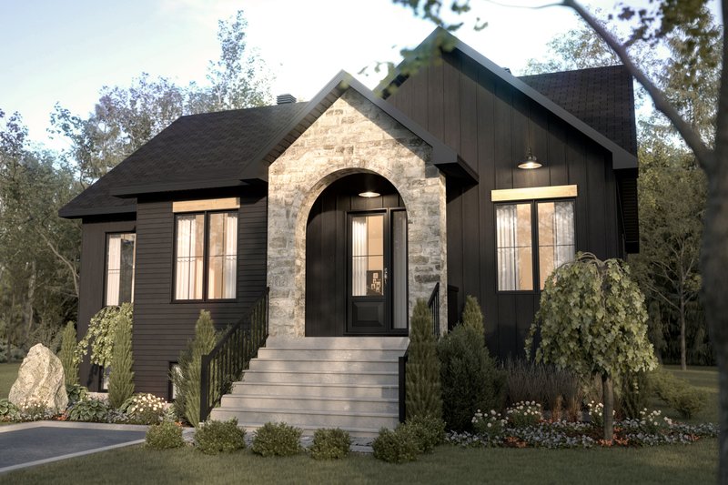 Home Plan - Bungalow Exterior - Front Elevation Plan #23-2828