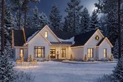 Farmhouse Style House Plan - 4 Beds 3.5 Baths 2475 Sq/Ft Plan #430-413 Exterior 