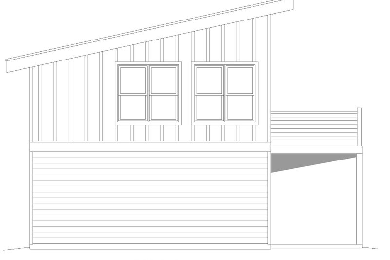 Dream House Plan - Exterior - Other Elevation for Contemporary House Plan #932-432, 1 bath