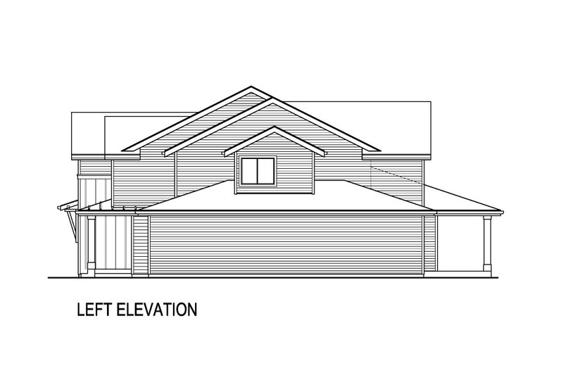 Architectural House Design - Exterior - Other Elevation for Farmhouse House Plan #569-55 - 5 bed, 3 bath