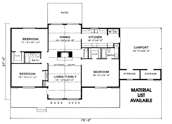 Modern Floor Plan - Main Floor Plan #10-130