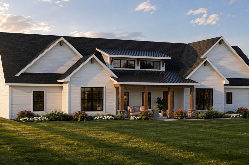 Architectural House Design - Exterior - Other Elevation for Farmhouse House Plan #1064-508 - 3 bed, 2.5 bath