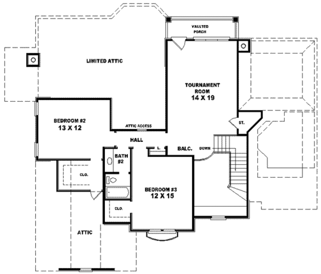 European Style House Plan - 3 Beds 2.5 Baths 2965 Sq/Ft Plan #81-558 ...