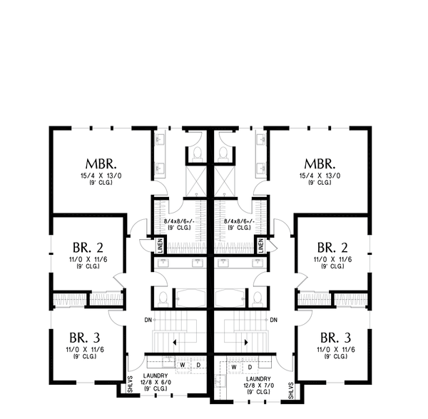 Farmhouse Floor Plan - Other Floor Plan #48-1187