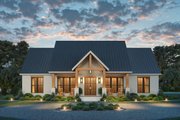 Farmhouse Style House Plan - 3 Beds 2.5 Baths 2400 Sq/Ft Plan #430-395 