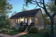 Craftsman Style House Plan - 2 Beds 1 Baths 1224 Sq/Ft Plan #23-2867 Exterior 