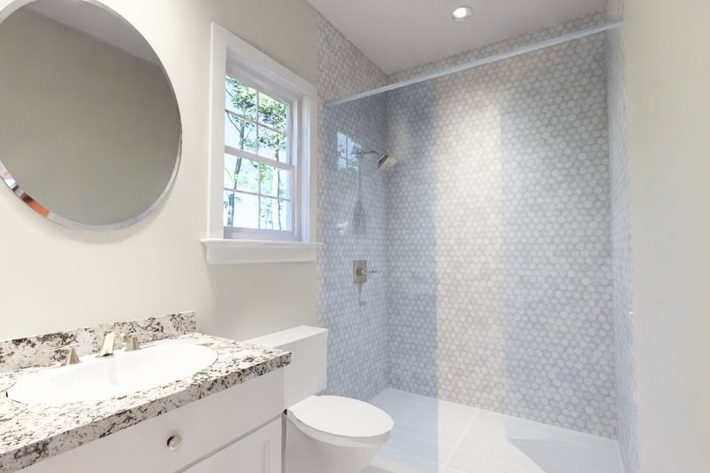 Architectural House Design - Interior - Master Bathroom 1 for Cottage House Plan #513-2455 - 2 bed, 2 bath