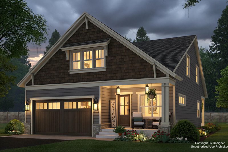 Architectural House Design - Exterior - Front Elevation 3 for Traditional House Plan #51-1550 - 4 bed, 3 bath