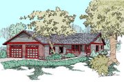 Ranch Style House Plan - 2 Beds 1 Baths 1028 Sq/Ft Plan #60-539 