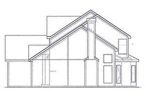 Exterior - Other Elevation 1 for Traditional House Plan #67-105 - 4 bed, 2.5 bath