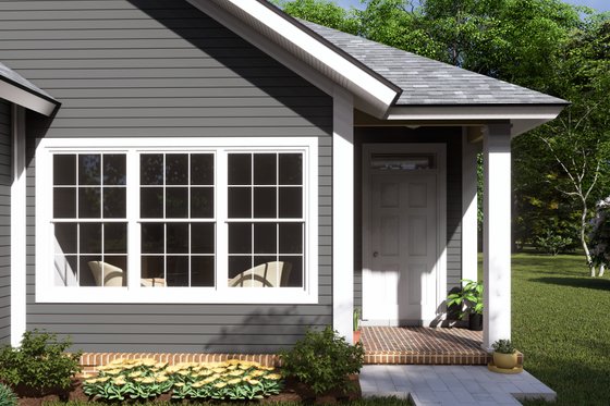 Exterior - Other Elevation 2 for Traditional House Plan #513-15 - 3 bed, 2 bath