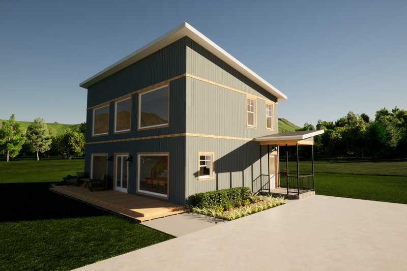 Architectural House Design - Exterior - Other Elevation 1 for Modern House Plan #1116-53 - 3 bed, 3 bath