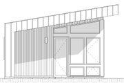 Modern Style House Plan - 1 Beds 1 Baths 600 Sq/Ft Plan #895-148 