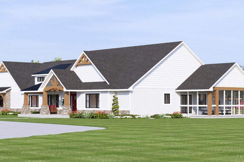 Dream House Plan - Exterior - Other Elevation for Contemporary House Plan #1064-477 - 2 bed, 2.5 bath