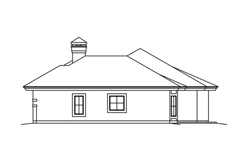 Dream House Plan - Exterior - Other Elevation 1 for Modern House Plan #57-688 - 3 bed, 2 bath