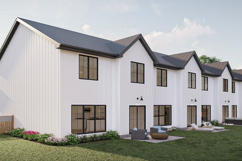House Blueprint - Exterior - Other Elevation 1 for Modern House Plan #455-647 - 3 bed, 2.5 bath