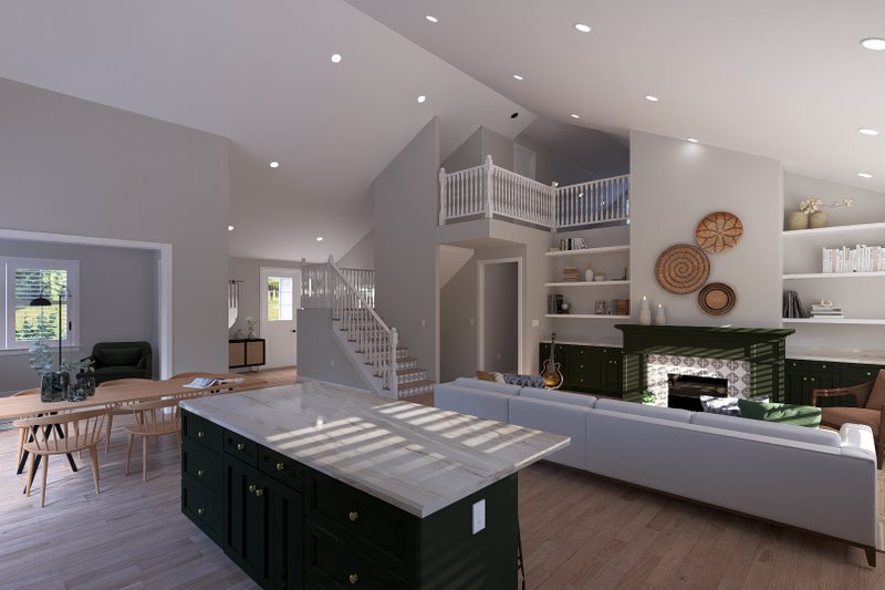 House Blueprint - Interior - Kitchen 2 for Craftsman House Plan #1060-479 - 3 bed, 2.5 bath