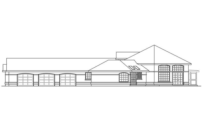 Home Plan - Exterior - Other Elevation 1 for Traditional House Plan #124-648 - 3 bed, 3 bath