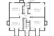 Southern Style House Plan - 5 Beds 2.5 Baths 2499 Sq/Ft Plan #3-212 