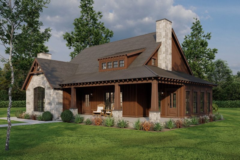 Dream House Plan - Exterior - Front Elevation 3 for Cottage House Plan #923-68 - 3 bed, 2.5 bath