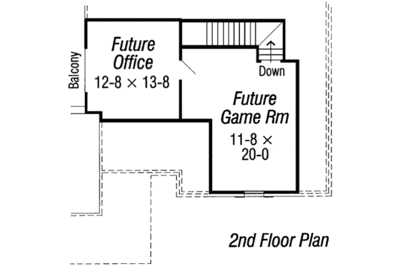 Floor Plan - Other Floor for Southern House Plan #329-129 - 3 bed, 2.5 bath
