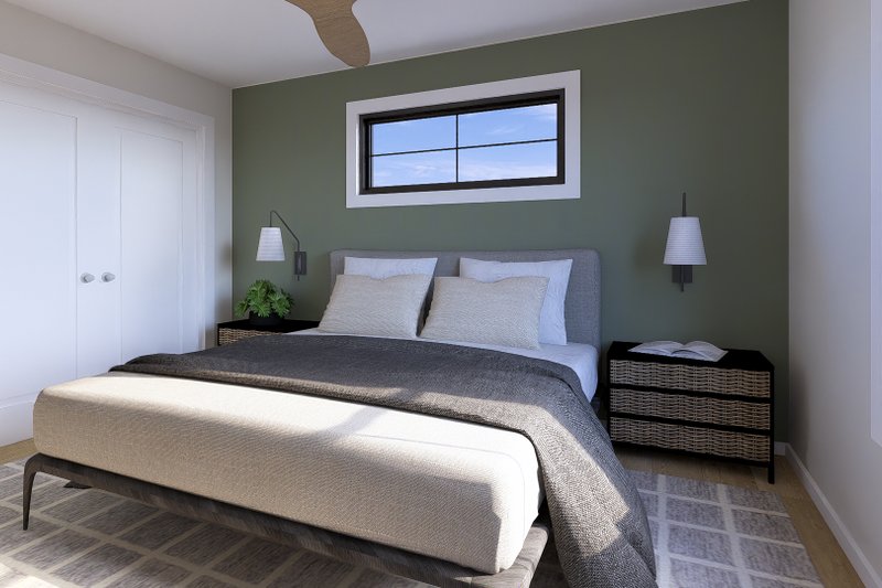 Dream House Plan - Interior - Master Bedroom for Barndominium House Plan #1064-338 - 4 bed, 2.5 bath