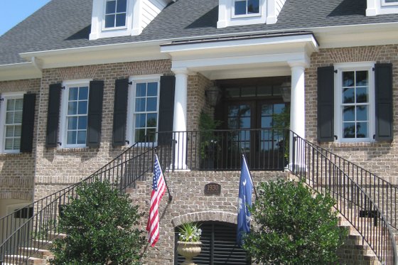 Exterior - Front Elevation 3 for Classical House Plan #1054-96 - 4 bed, 4.5 bath