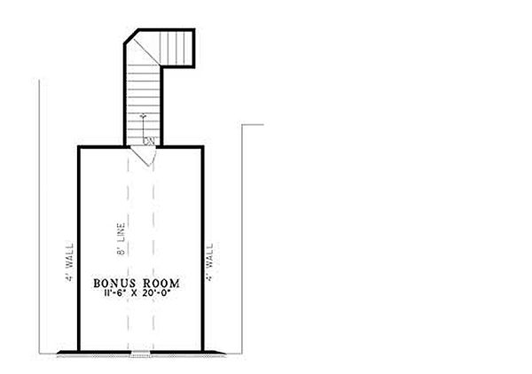 European Floor Plan - Upper Floor Plan #17-2296