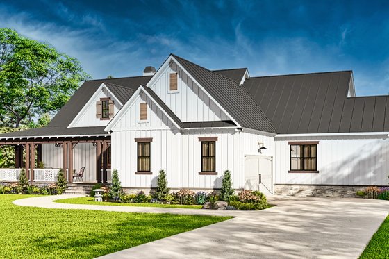 Exterior - Other Elevation for Farmhouse House Plan #54-575 - 3 bed, 2.5 bath